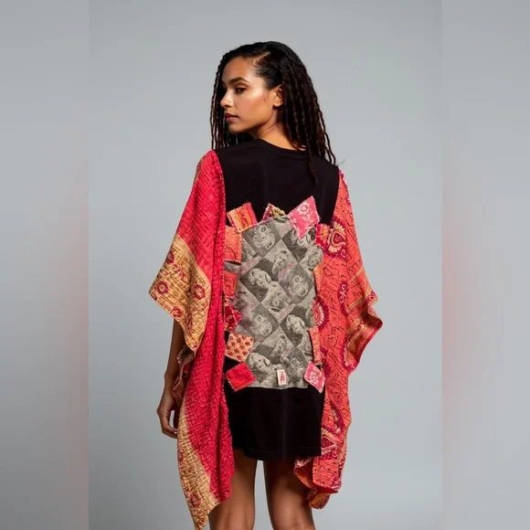 MARILYN MONROE One of a Kind Upcycled Artisan Top Oversized Granny D Originals - Picture 3 of 9